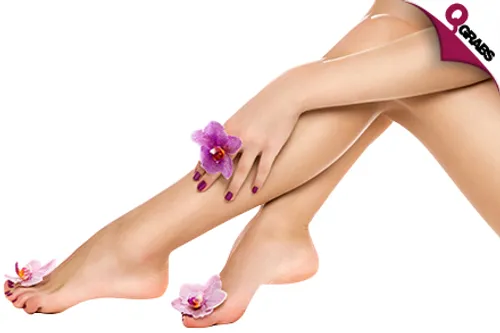 For QR85 Get a Mani & Pedi with Blow Dry OR for QR99 Enjoy a Full Body Wax OR for QR179 Receive Both Options! (QR170/QR415/QR585 Value)